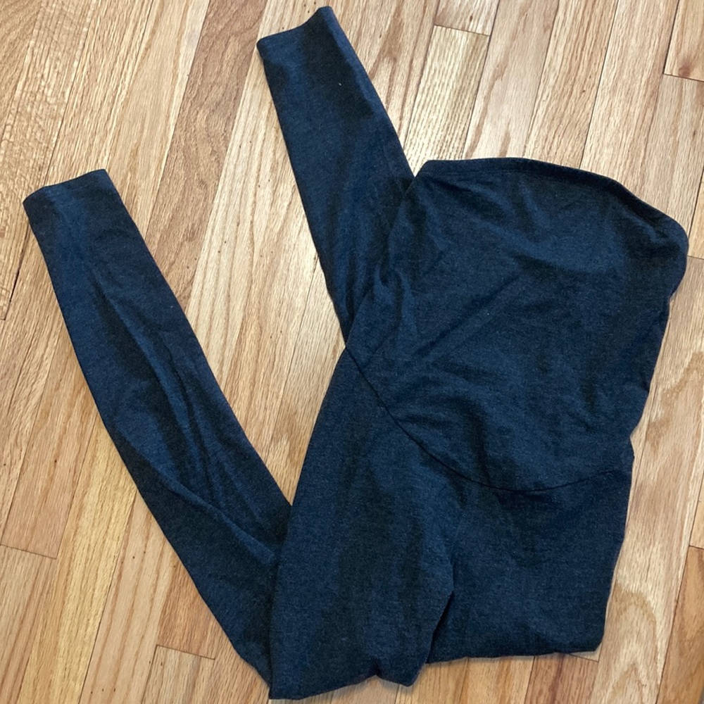 XS maternity leggings gray